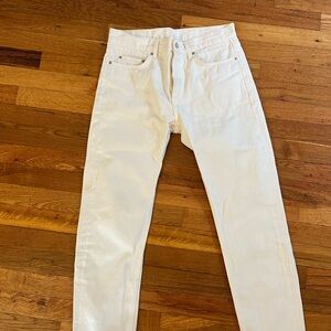 Sandro Men's Cream Slim Jeans